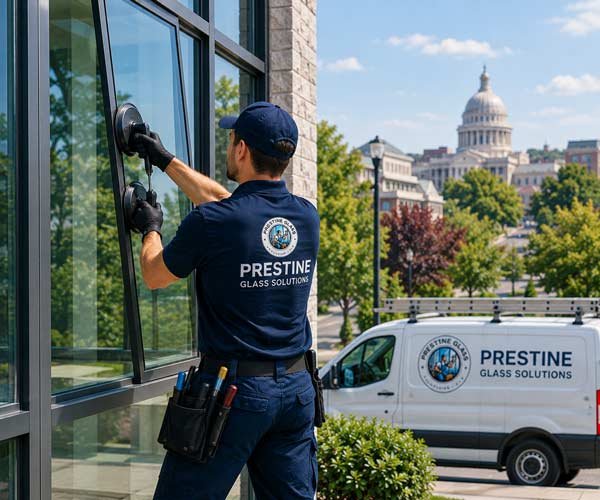 Glass repair technician in Montgomery County, Maryland